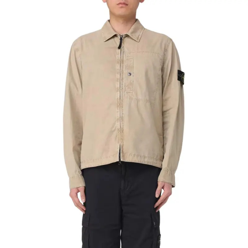STONE ISLAND SS25 Jackets & Coats Men's Light Beige-4