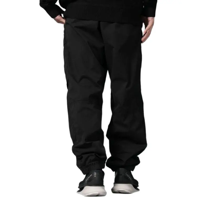STONE ISLAND Logo Patch Tapered Leg Trousers-4