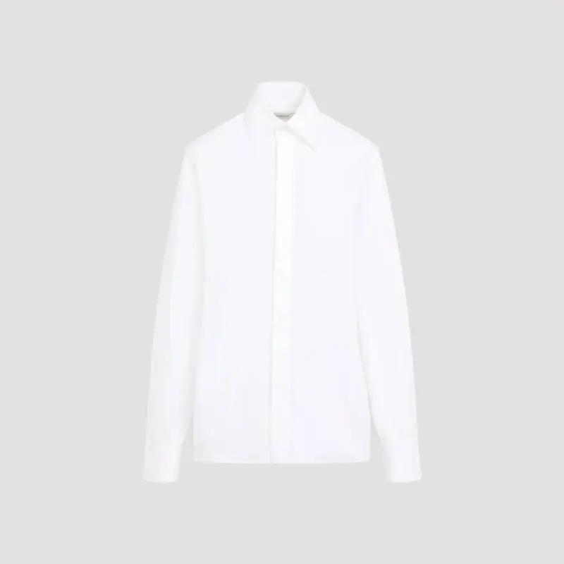 SAINT LAURENT Buttoned Long Sleeved Shirt-7