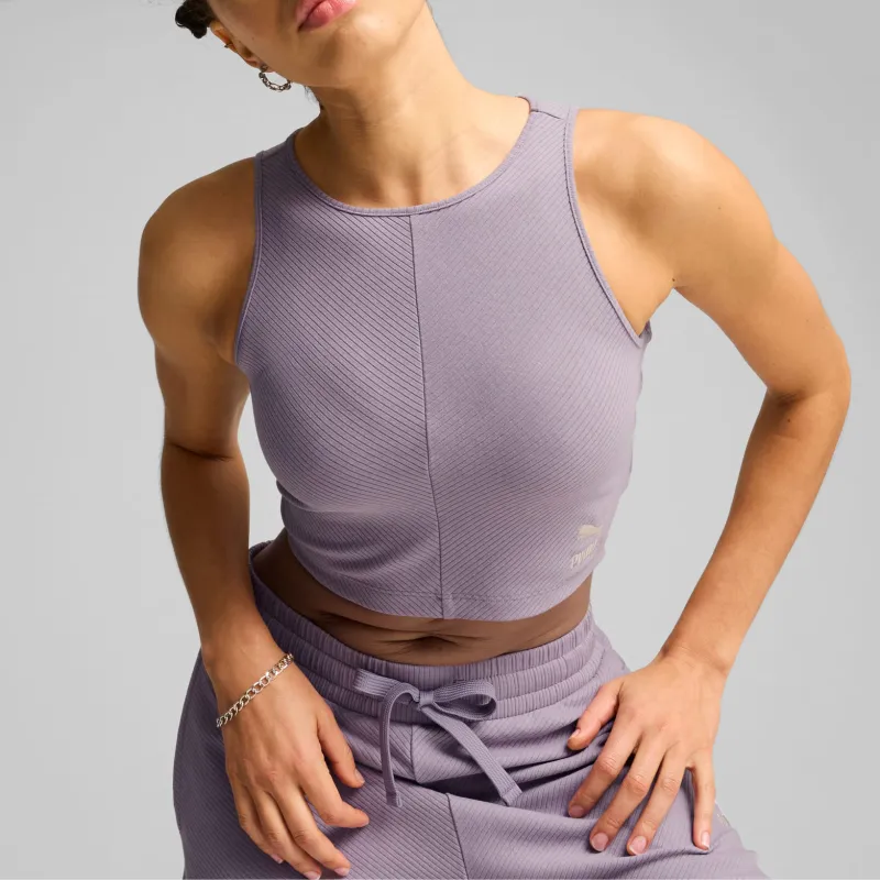 PUMA Crop Top Mujer Classics-2