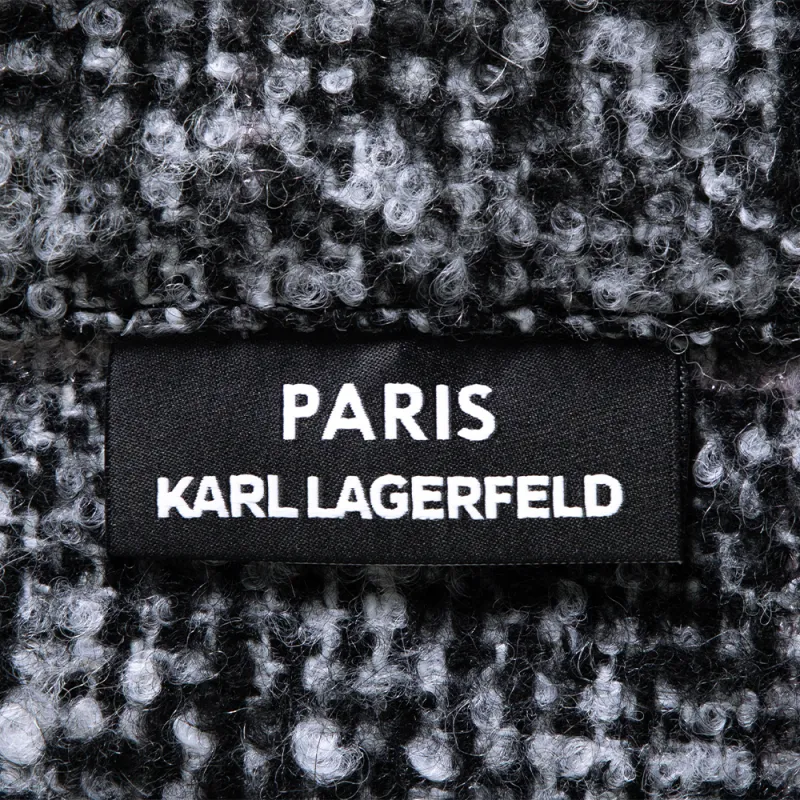 KARL LAGERFELD Coats Unisex Gray-5