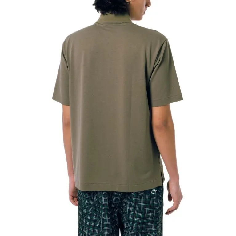 LACOSTE Polo Shirt Men's Khaki Brown-3