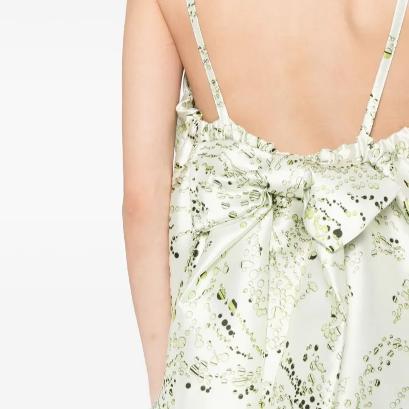 Saiid Kobeisy Printed Mikado Dress-4