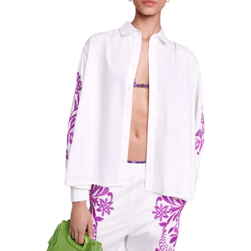 Maje Capsule Shirt Women's White-2