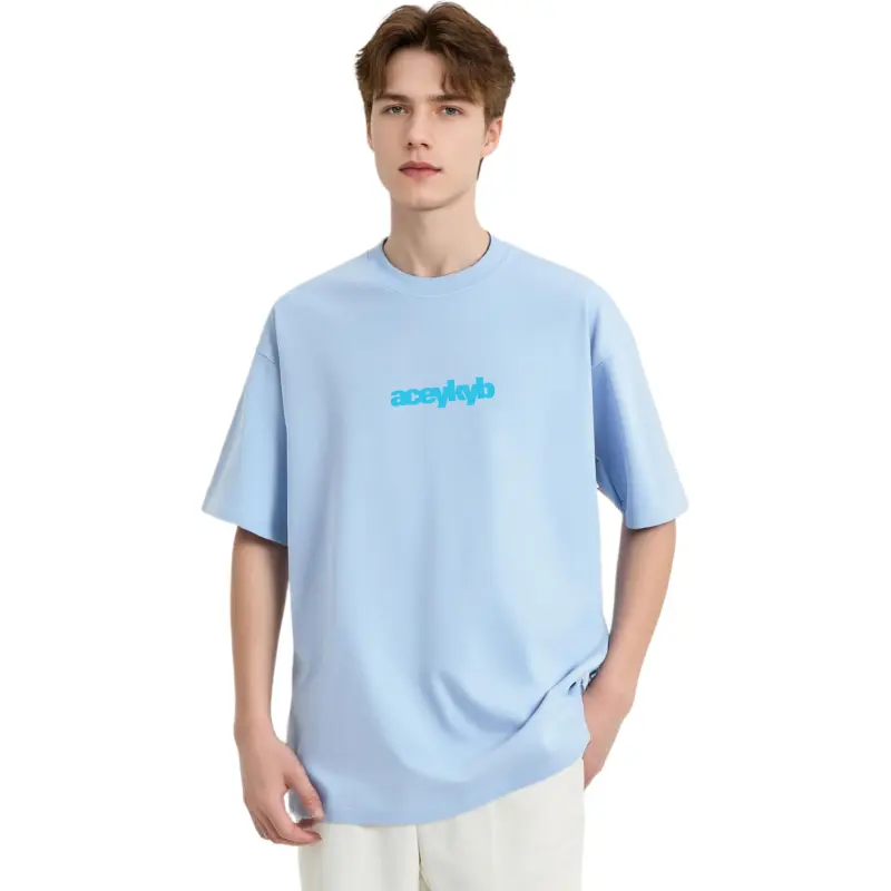YK&YB T Shirts Unisex Sky Blue-5