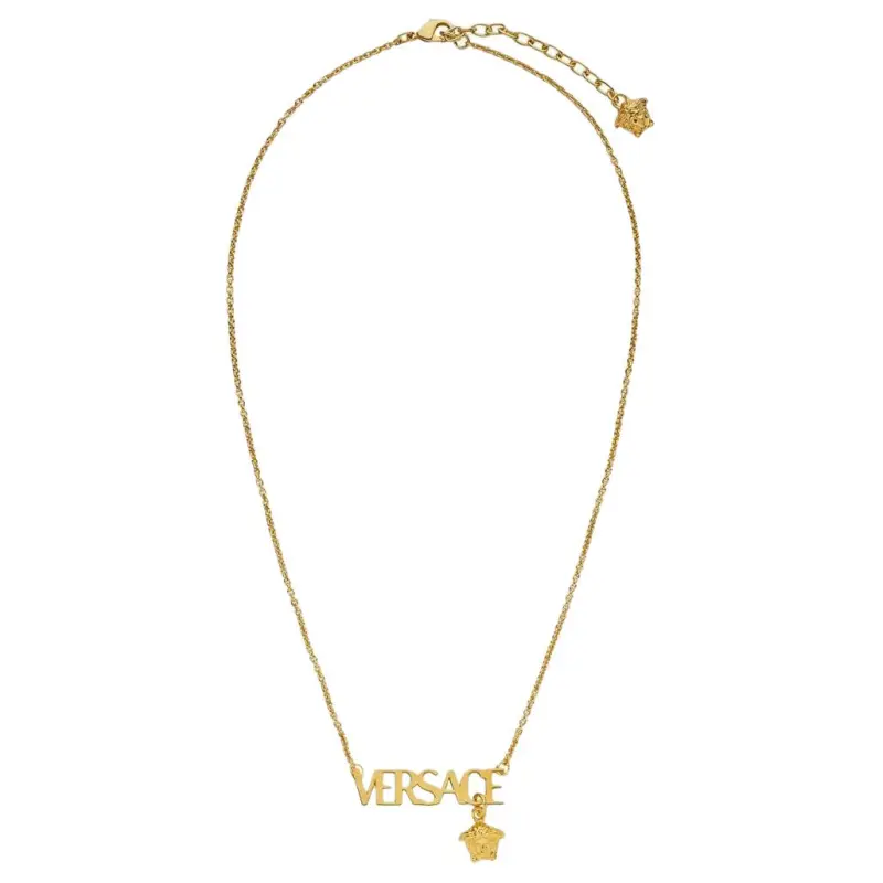 VERSACE Logo lettering Necklace-1