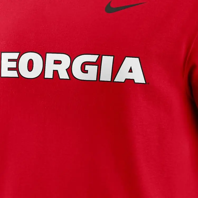 Nike Georgia Bulldogs Primetime Wordmark Men's Nike College T Shirt-1