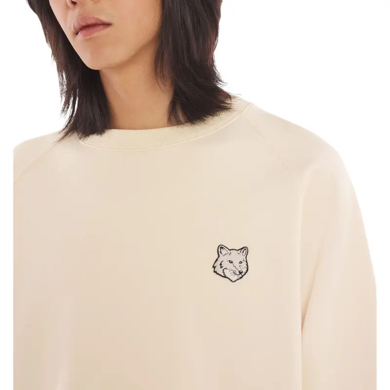 Maison Kitsune Bold Fox Head Patch Oversize Sweatshirt-3
