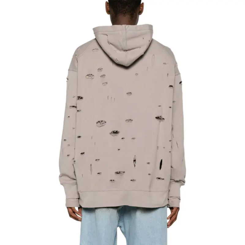 Givenchy Distressed Drawstring Hoodie-4