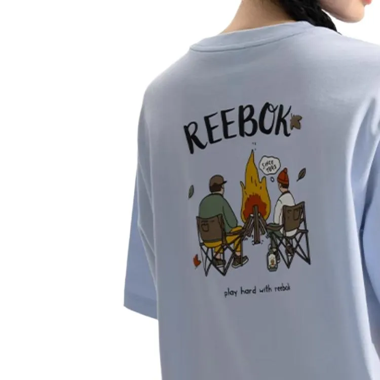 Reebok T Shirt Unisex Light Blue-4
