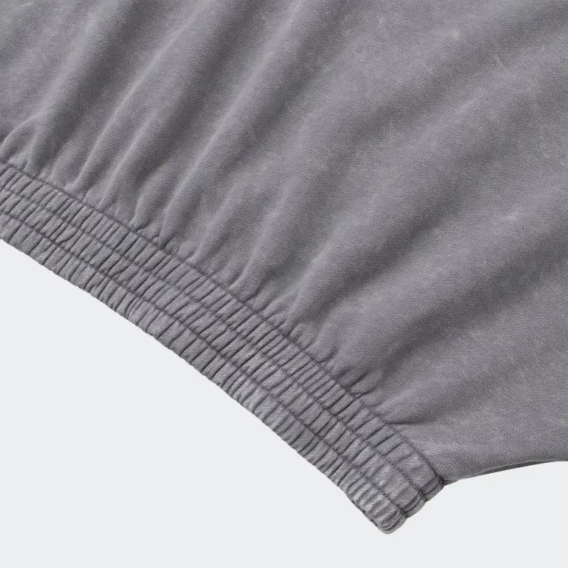 Adidas Originals CROP HOODIE ACID WASH Sweatshirt Women's Gray-3