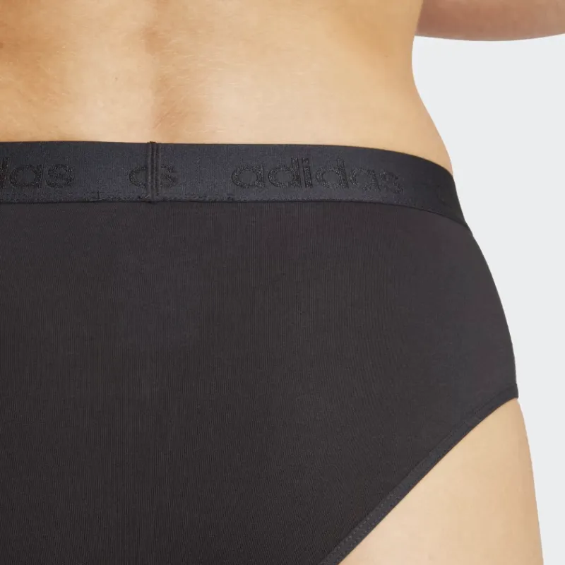 Adidas ACTIVE COMFORT FLEX COTTON SCOOP BIKINI BRIEFS 2 PACK Underpants Women's 2 Pack-1