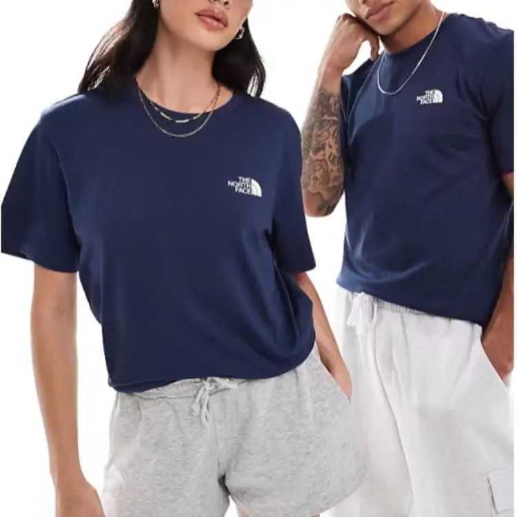 THE NORTH FACE T Shirt Unisex Marine Blue-3