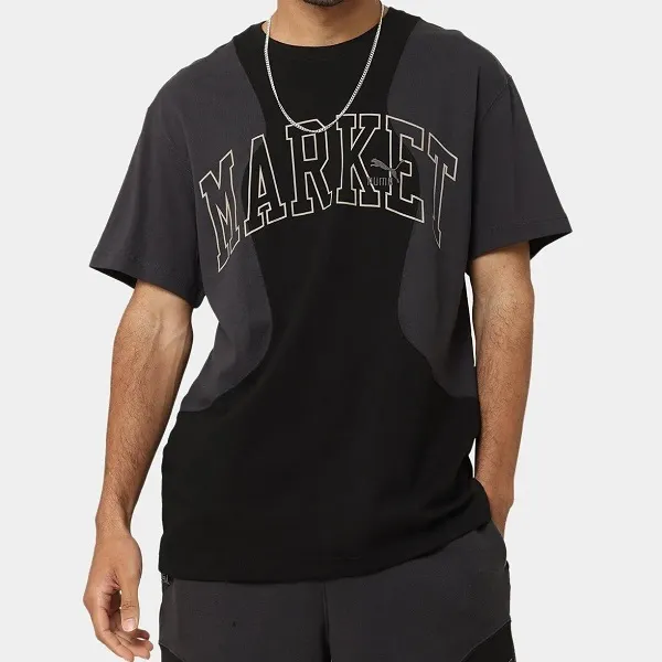 PUMA X MARKET T Shirts Men Black-2