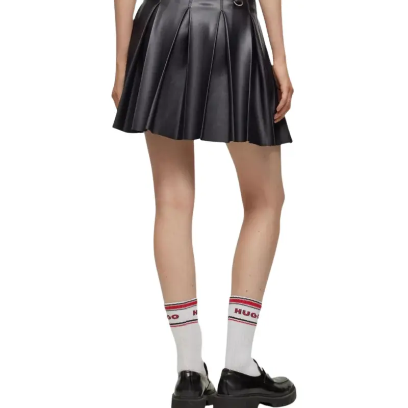HUGO BOSS Casual Short Skirts Women's Black-4