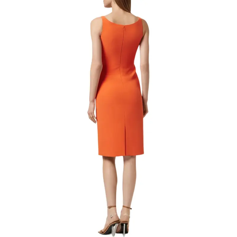VERSACE Cady Sleeveless Midi Dress-3