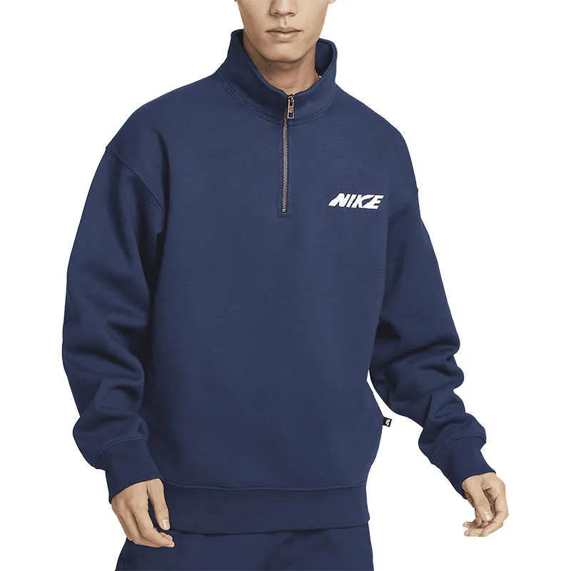 Nike Sweatshirts Men Midnight Blue-2