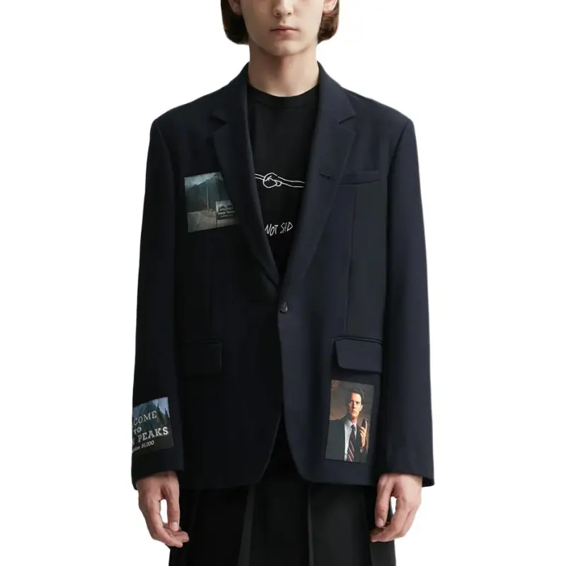 UNDERCOVER Wool One Button Jacket-3