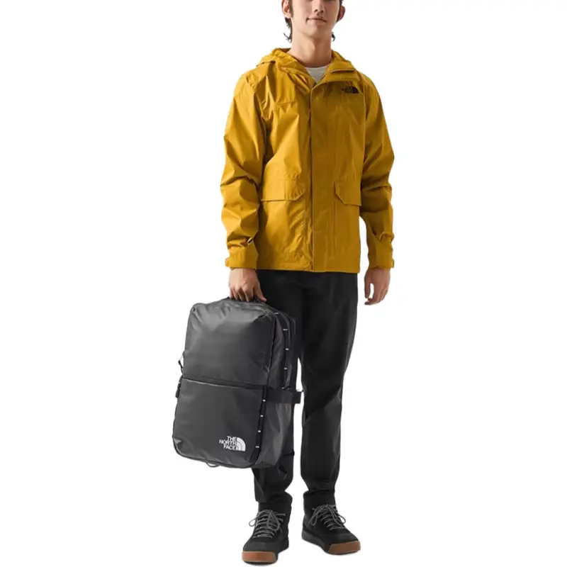 THE NORTH FACE Outdoor Hiking Waterproof And Windproof Windbreaker Jacket Men's Yellow-2