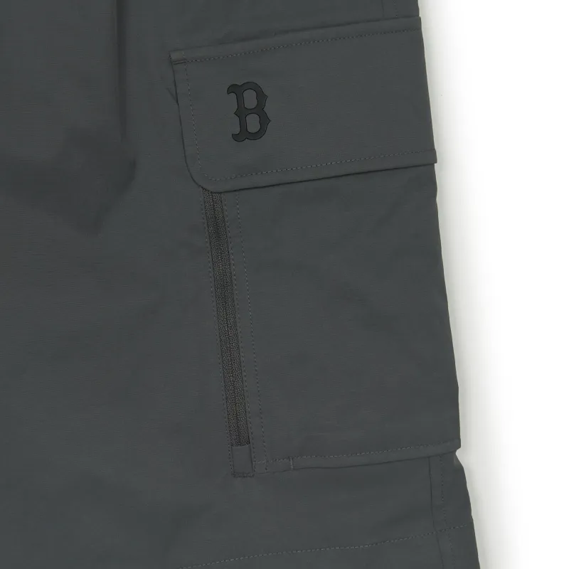 MLB Gofcore Basic Boston Red Sox Cargo Shorts Unisex Charcoal Gray-2