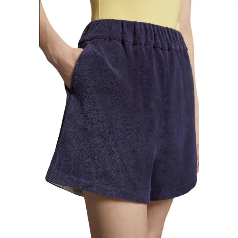 Moncler Logo patch Velour Shorts-3