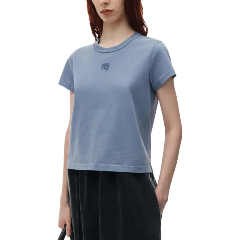 Alexander Wang Regular T-Shirt Women's Soft Sapphire Blue-1
