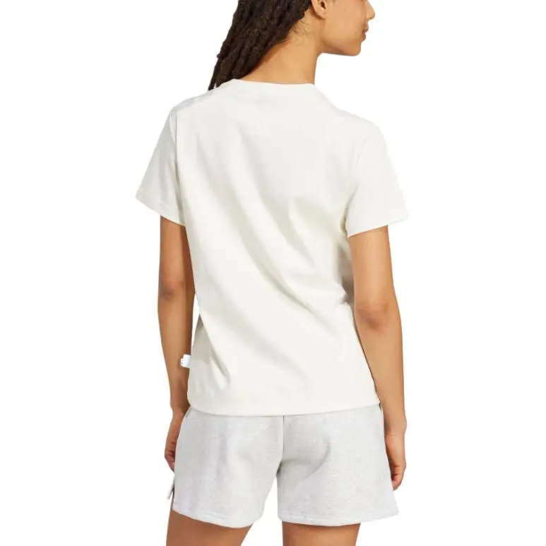 Adidas SS25 T Shirt Women's Jade White-1