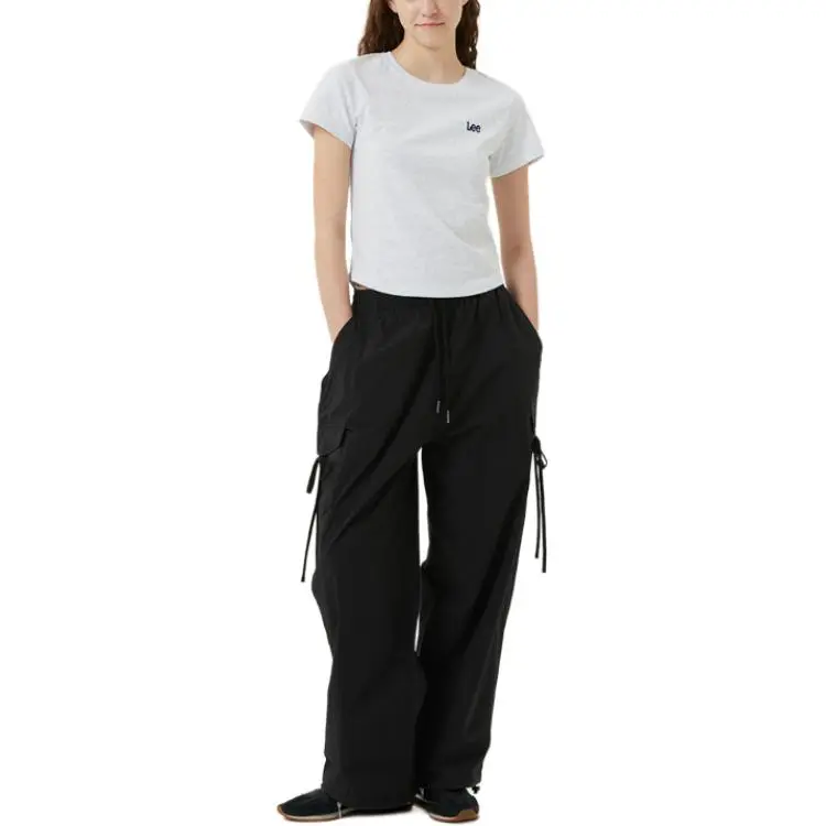 Lee T Shirts Women's Gray-3