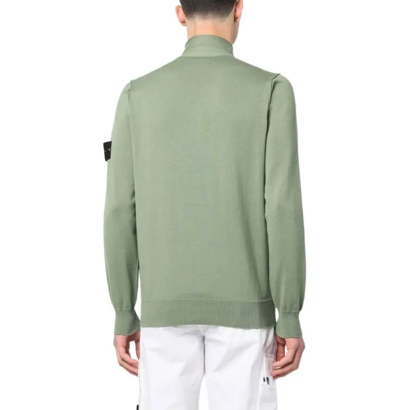 STONE ISLAND Compass Motif Zip up Sweatshirt-4