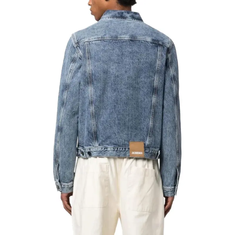 Jacquemus Logo Patch Denim Jacket-4