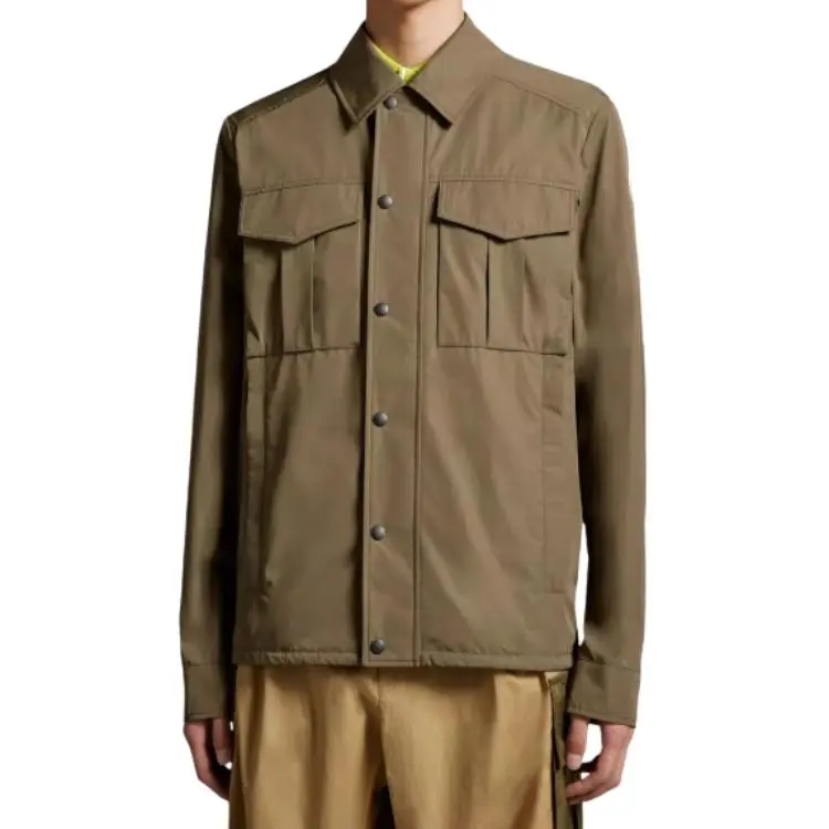 Moncler Jackets Coats Men's Brown-3