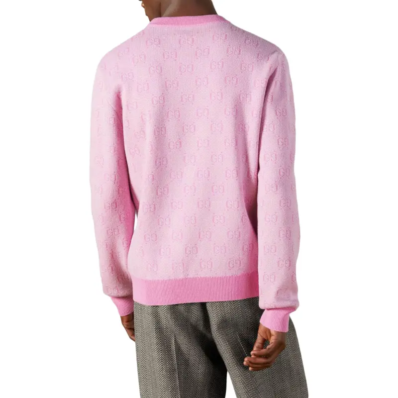 GUCCI Monogram jacquard Wool Jumper-3