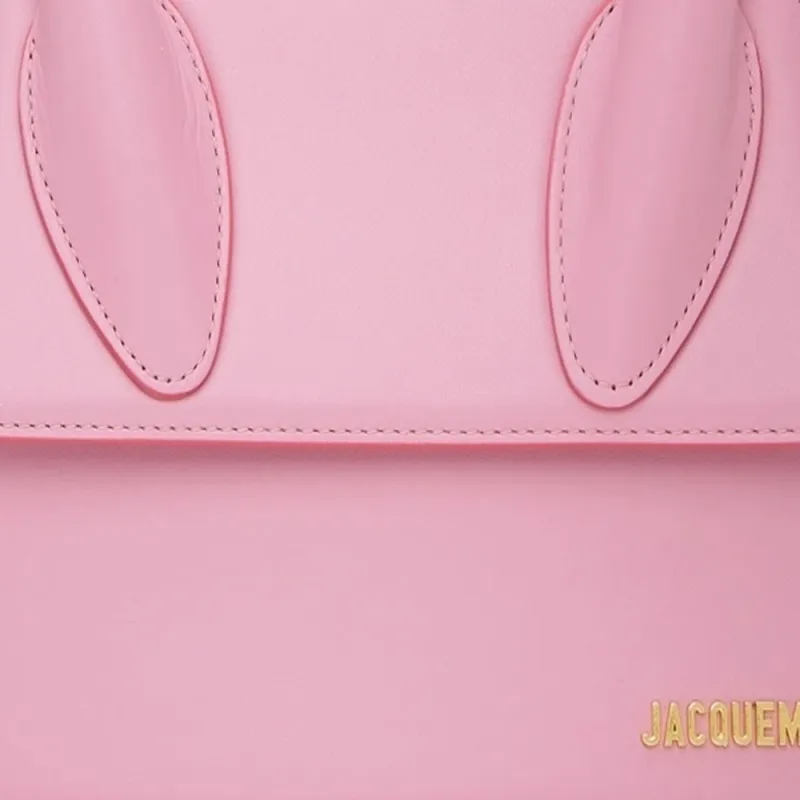 Jacquemus Leather Handbag Women's Light Pink-4