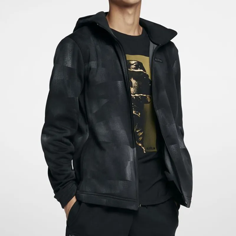 Nike Jackets Men Black-2