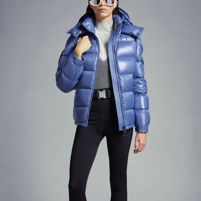 Moncler Down Jacket Women's Blue-2