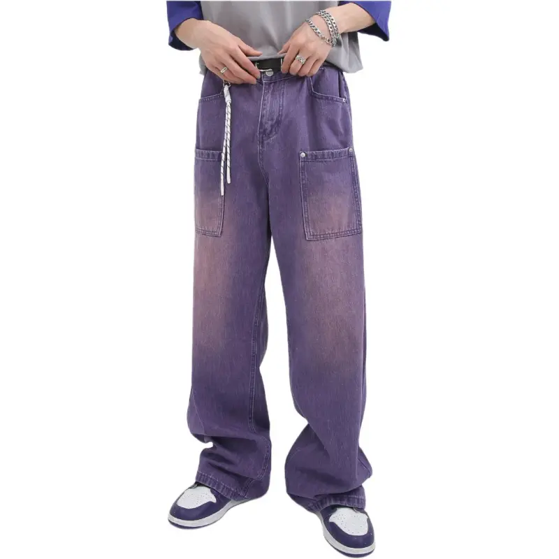 Concubine Zhu Jeans Unisex Purple-1