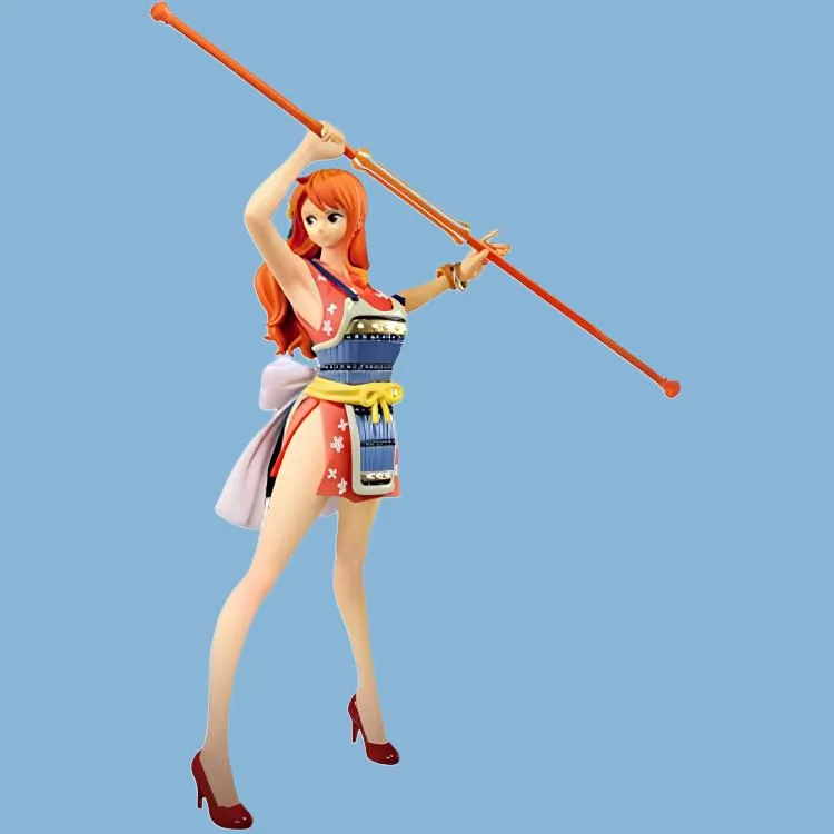 BANDAI Ichibansho One Piece Anniversary Nami Figure Orange-3