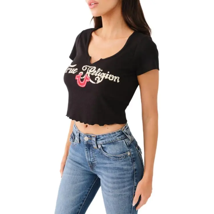 TRUE RELIGION T Shirt Women's Black-2