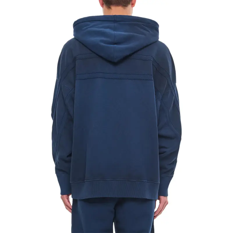 FENDI Logo Lettering Drawstring Hoodie-6
