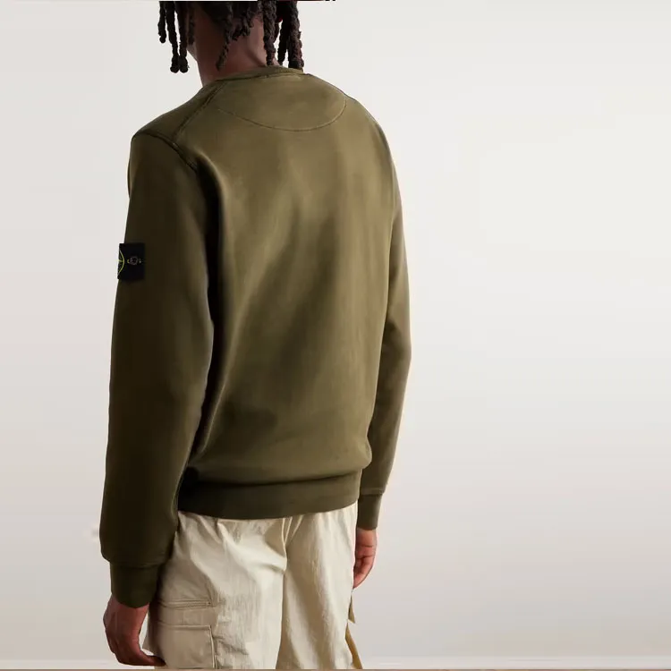 STONE ISLAND Sweatshirt Men's Army Green-2