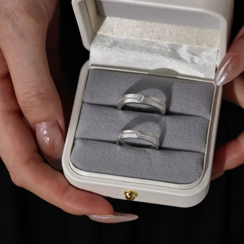 KAILEIFU S925 Silver Rings Unisex Silver-4