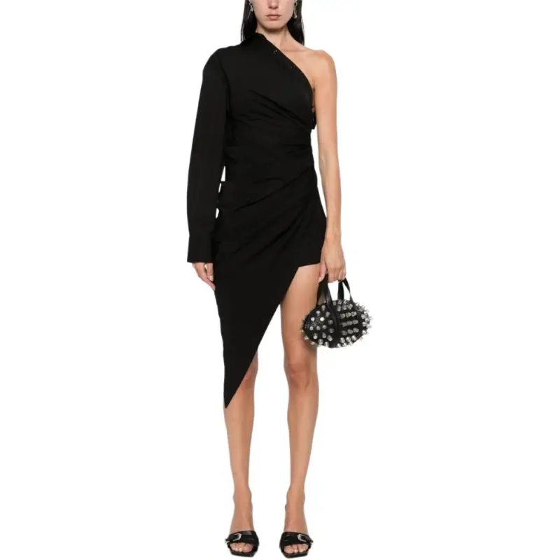 Alexander Wang Asymmetric Shirt Dress-3