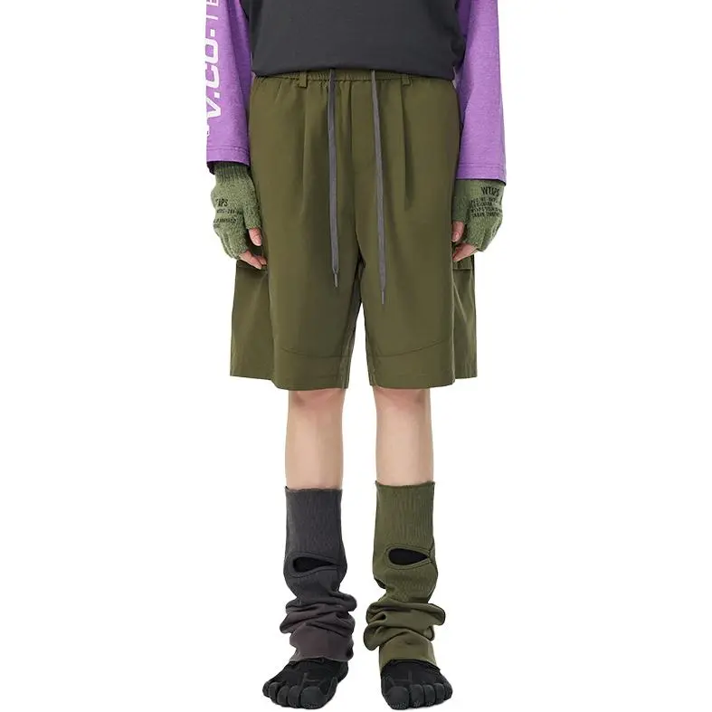 VOLCOM SS25 Casual Shorts Unisex Army Green-1