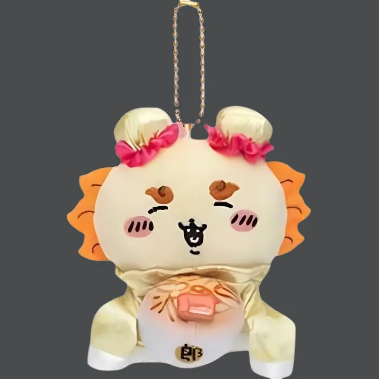 Chiikawa Shisa Shisa Dolls Plush Pendant 12cm High-2