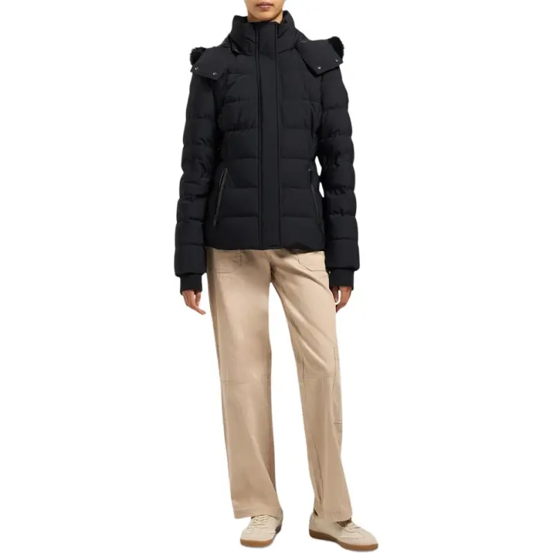 Moose Knuckles Betta Shearling Hooded Jacket-2