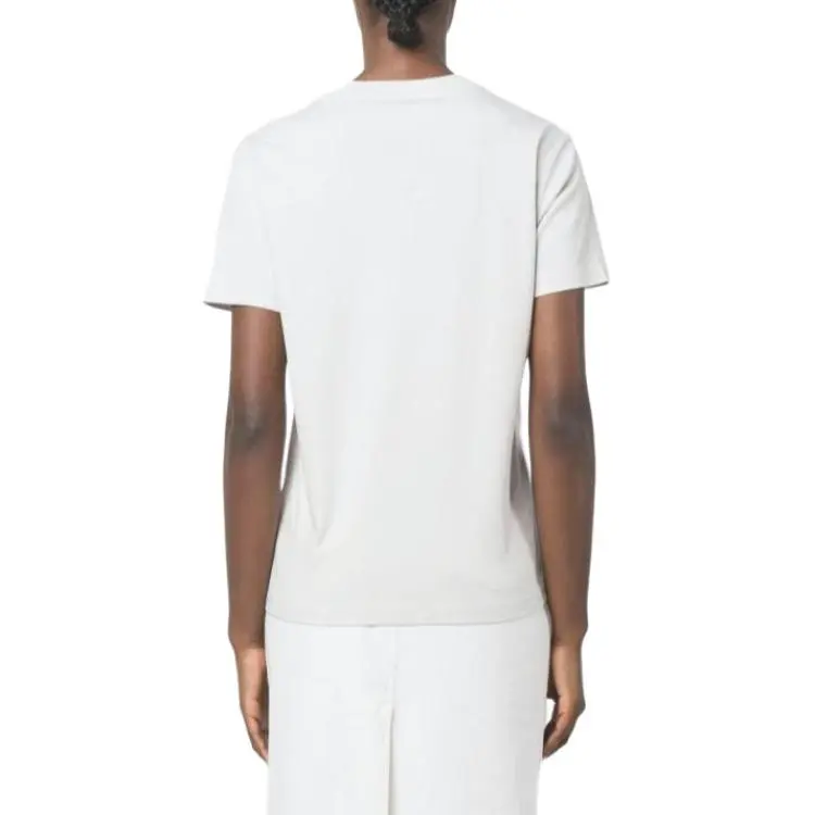 Lanvin Classic Curb Embroidered Crewneck T Shirt-4