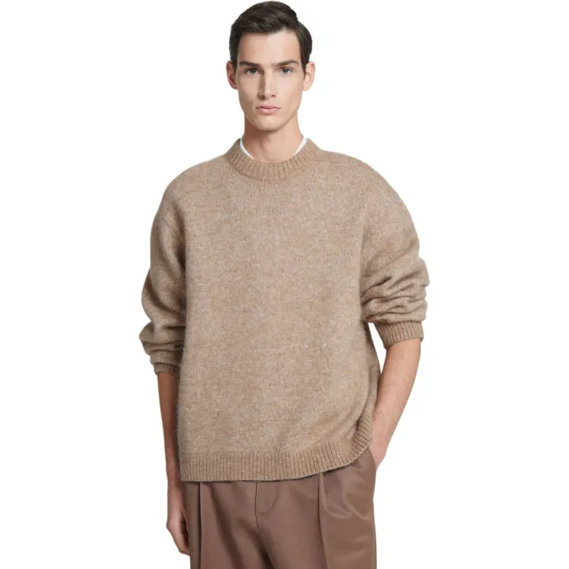 COS Sweaters Men Beige-2