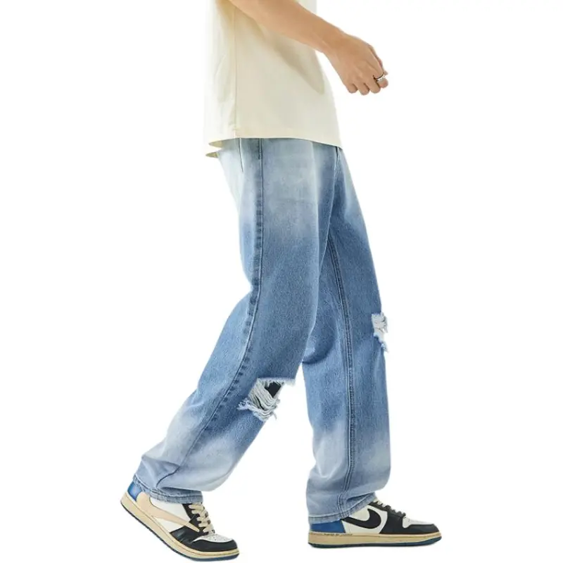 MGXEK Jeans Unisex Blue-3