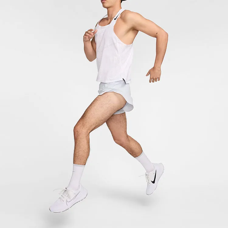 Nike Aeroswift Casual Shorts Men's Soccer Gray/Obsidian Color-3