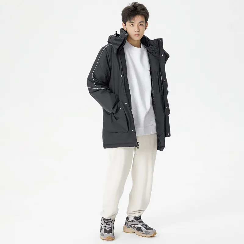New Balance Down Jackets Men Black-2